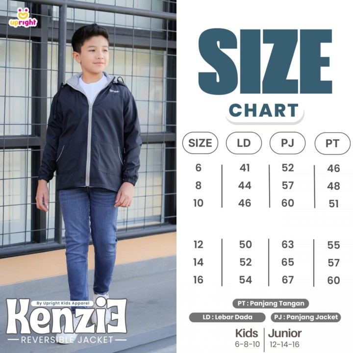 PO KENZIE REVERSIBLE JACKET BATCH 2 (JUN & ADULT) BY UPRIGHT KIDS