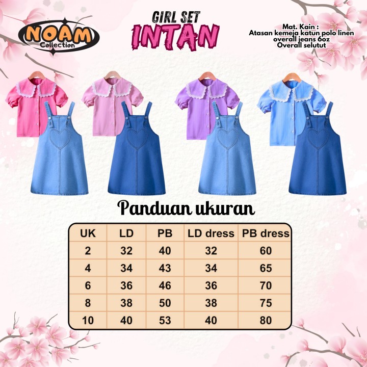 PO GIRL SET INTAN BY NOAM