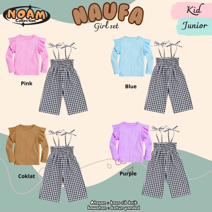 PO NAUFA GIRL SET (KIDS) BY NOAM