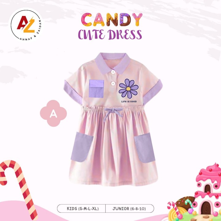 PO CANDY CUTE DRESS BY AHNAF&ZAIDAN;