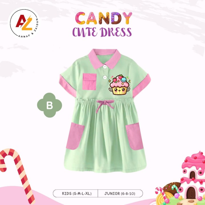 PO CANDY CUTE DRESS BY AHNAF&ZAIDAN;