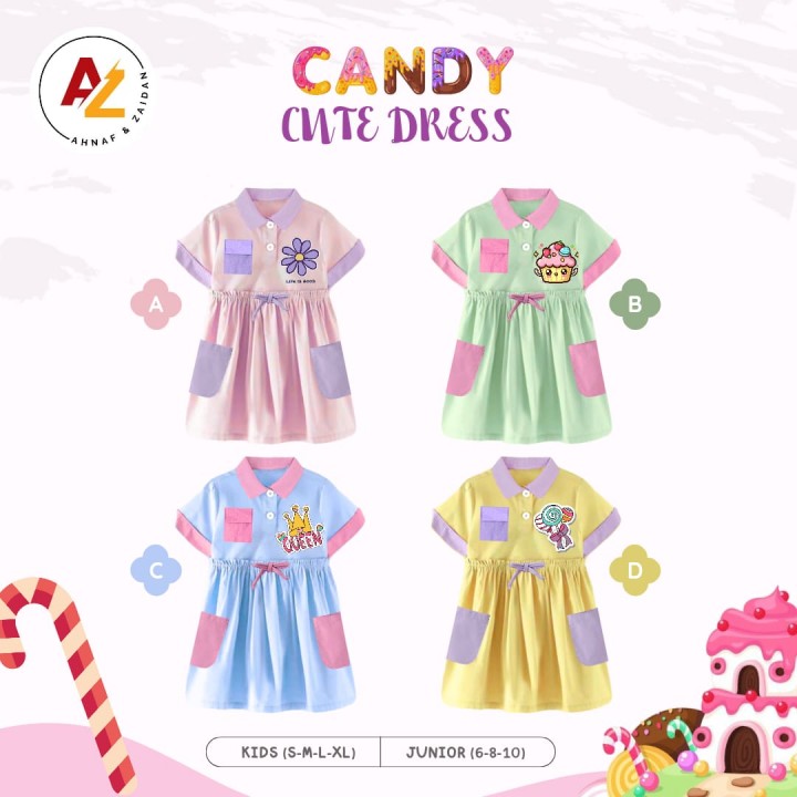 PO CANDY CUTE DRESS BY AHNAF&ZAIDAN;