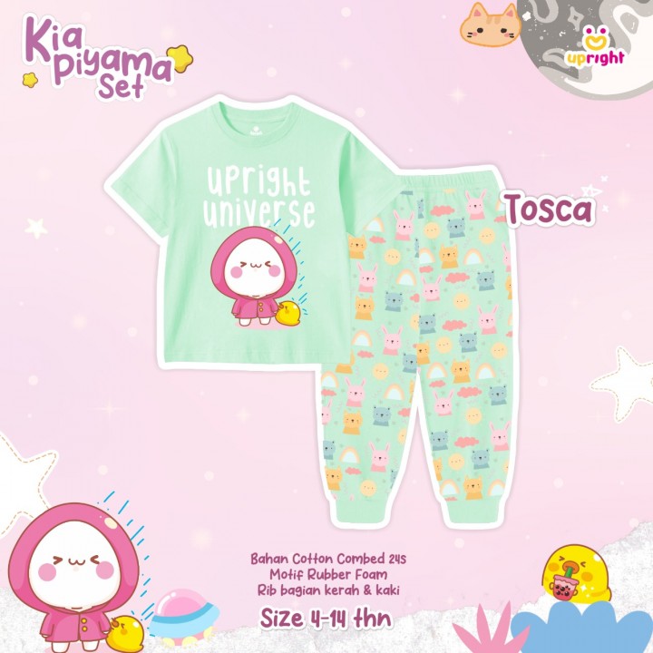 PO KIA PIYAMA SET (JUN) BY UPRIGHT KIDS