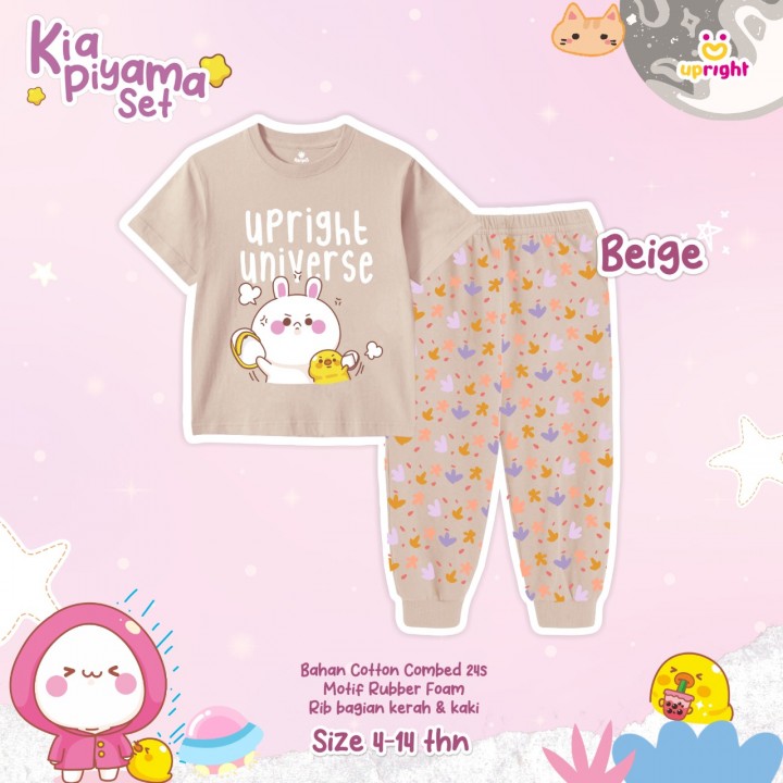 PO KIA PIYAMA SET (JUN) BY UPRIGHT KIDS