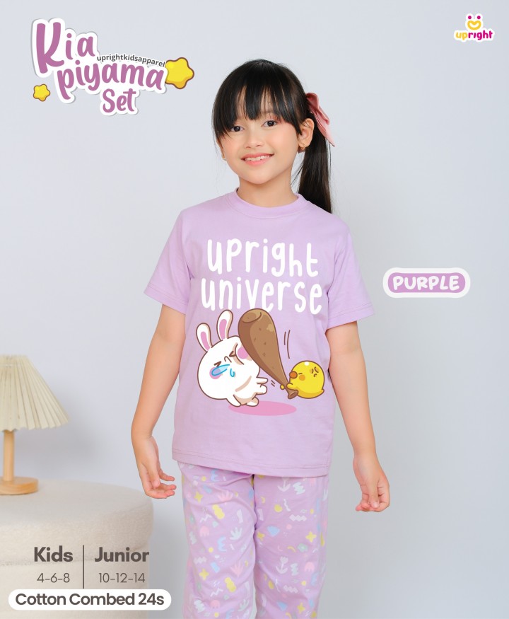 PO KIA PIYAMA SET (KIDS) BY UPRIGHT KIDS