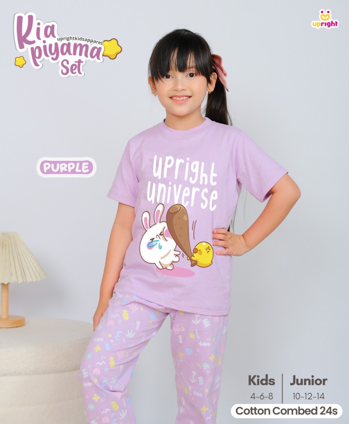 PO KIA PIYAMA SET (KIDS) BY UPRIGHT KIDS