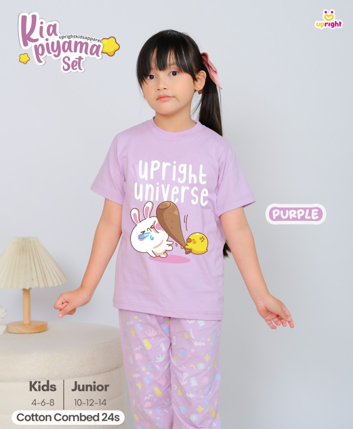 PO KIA PIYAMA SET (KIDS) BY UPRIGHT KIDS