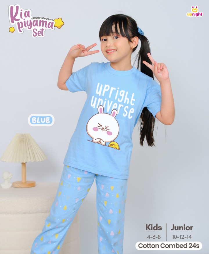 PO KIA PIYAMA SET (KIDS) BY UPRIGHT KIDS