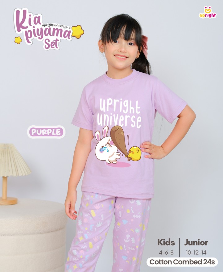 PO KIA PIYAMA SET (KIDS) BY UPRIGHT KIDS