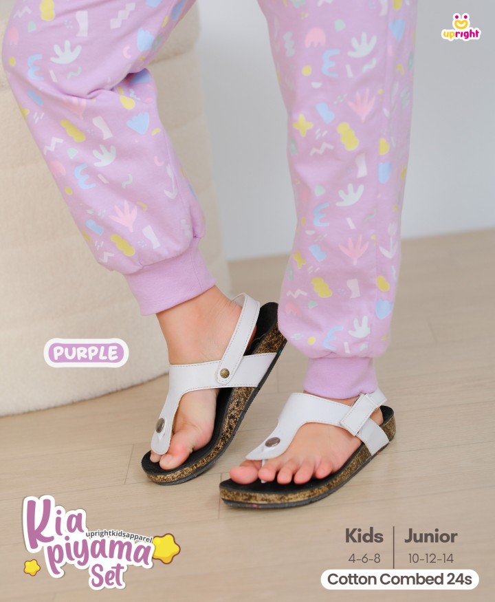 PO KIA PIYAMA SET (KIDS) BY UPRIGHT KIDS