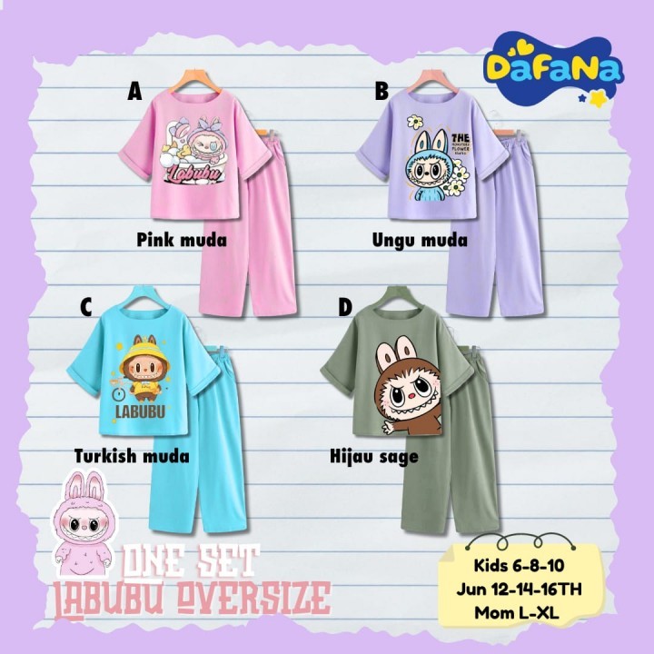 PO ONESET LABUBU OVERSIZED (MOM) BY DAFANA