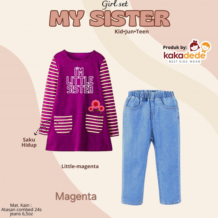 PO GIRL SET MY SISTER (KIDS) BY KAKADEDE