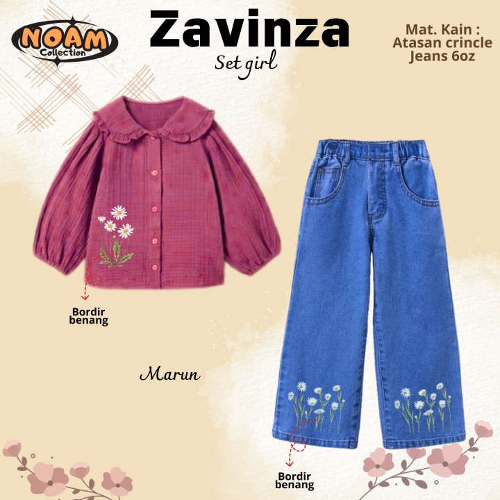 PO ZAVINZA SET GIRL (TEEN)  BY NOAM