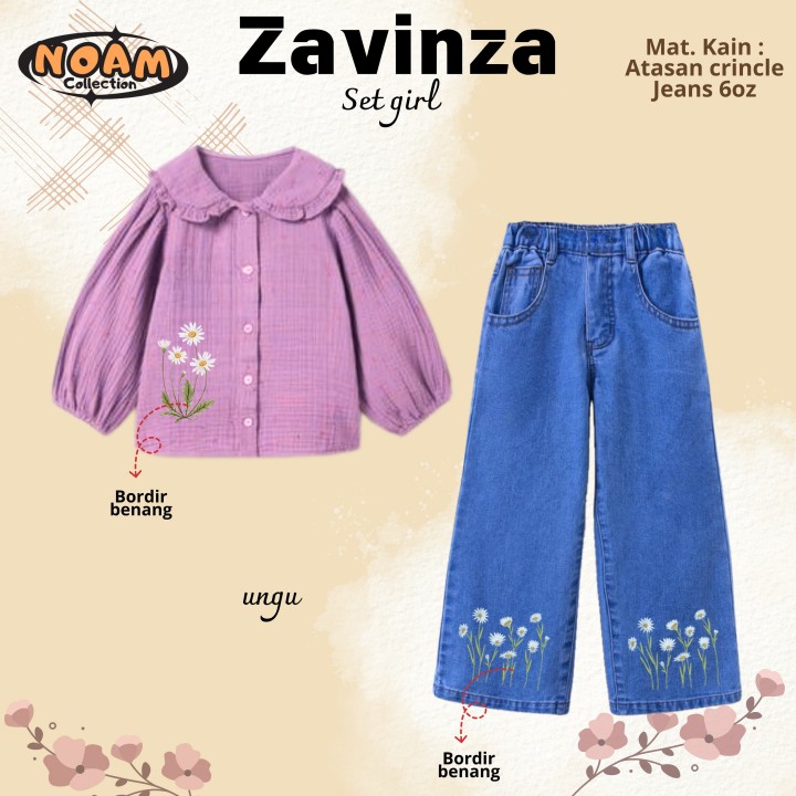 PO ZAVINZA SET GIRL (KIDS&JUN;)  BY NOAM