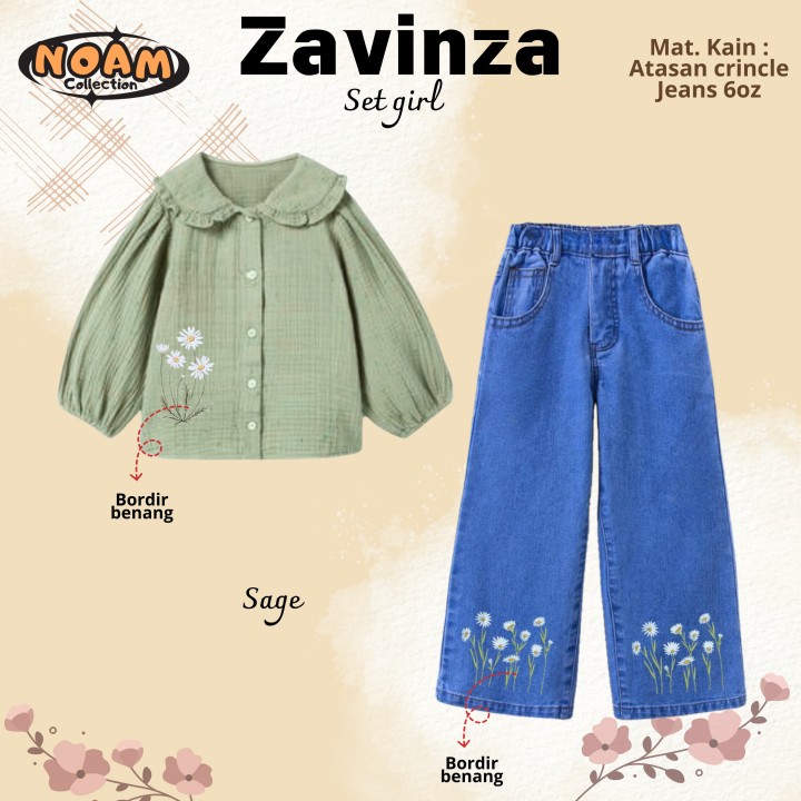 PO ZAVINZA SET GIRL (KIDS&JUN;)  BY NOAM