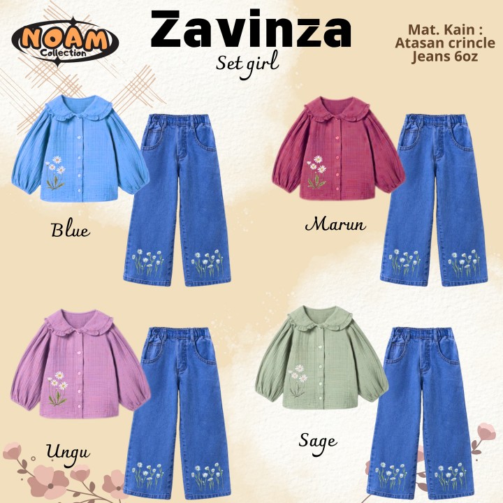 PO ZAVINZA SET GIRL (KIDS&JUN;)  BY NOAM