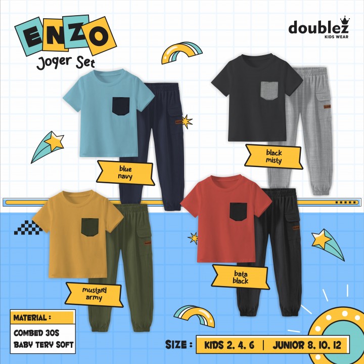 PO ENZO JOGER SET BY DOUBLEZ