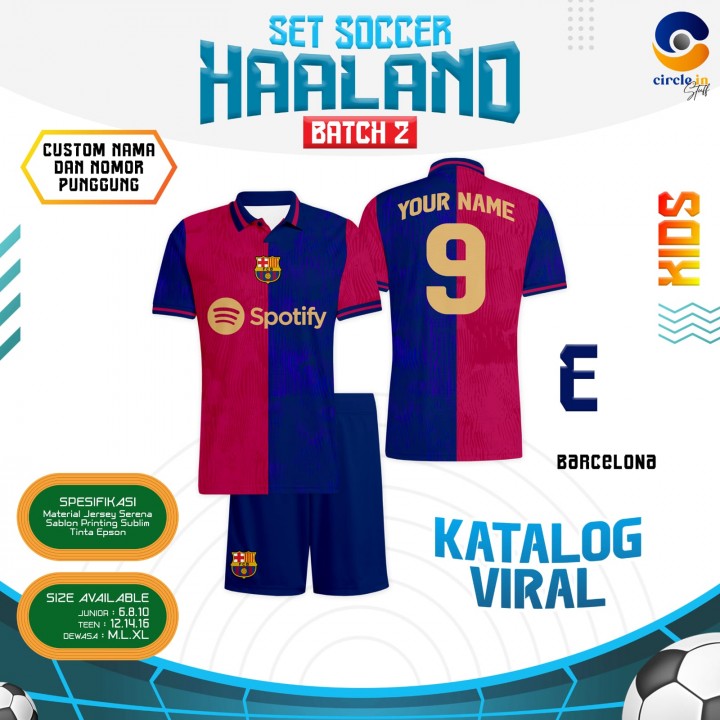 PO SET SOCCER HAALAND (TEEN) BATCH 2 BY CIRCLE.IN