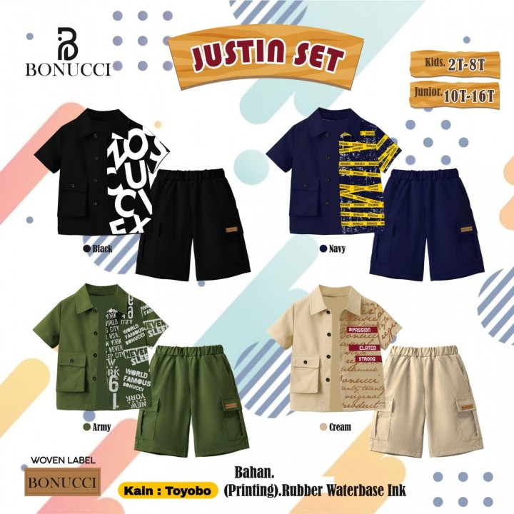 PO JUSTIN SET BY BONUCCI