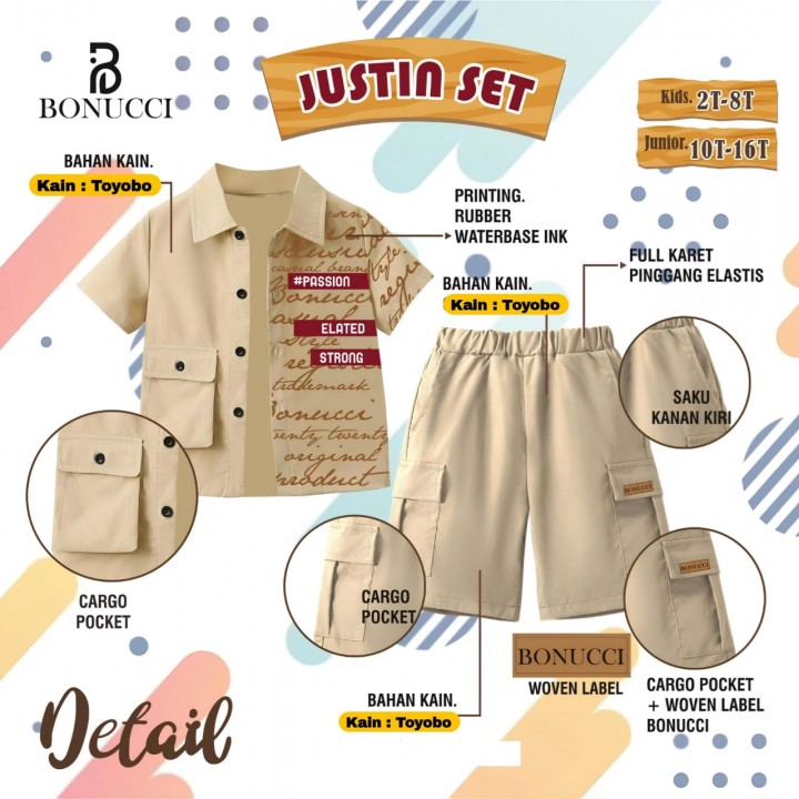 PO JUSTIN SET BY BONUCCI