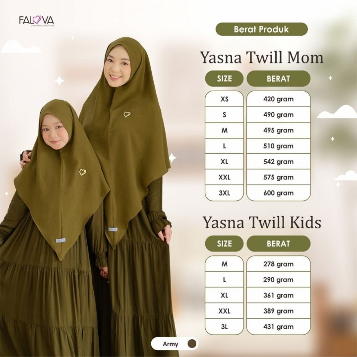 PO YASNA TWILL COUPLE (KIDS) BY FALOVA