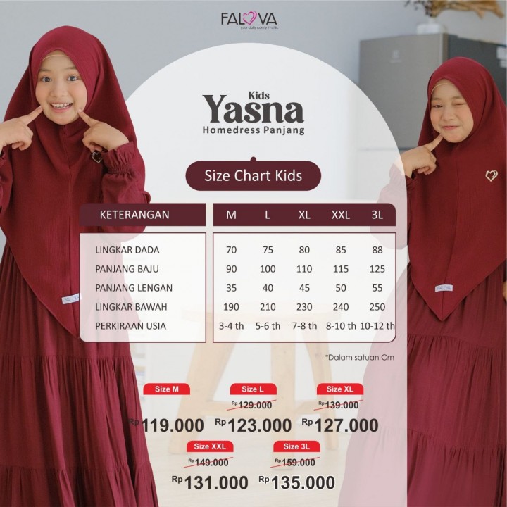 PO YASNA TWILL COUPLE (KIDS) BY FALOVA