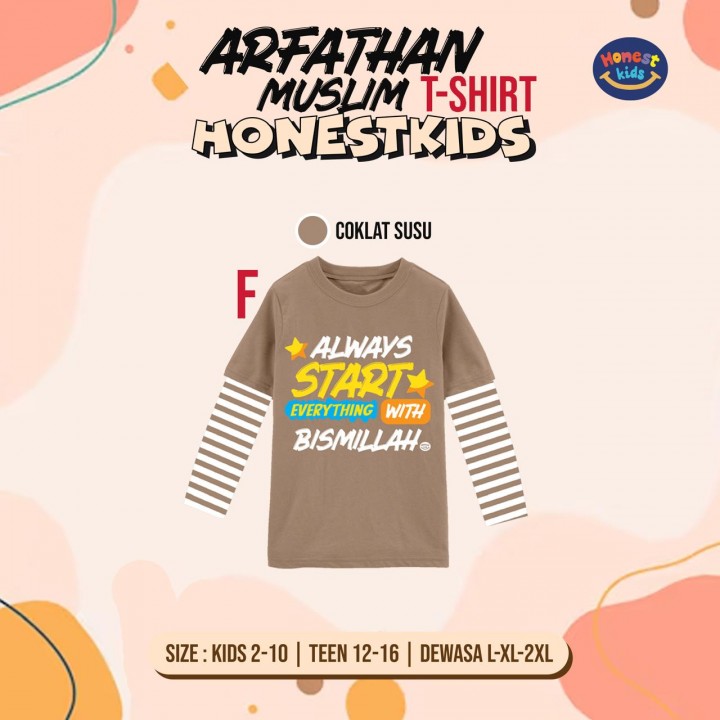 PO ARFATHAN MUSLIM T-SHIRT BY HONESTKIDS