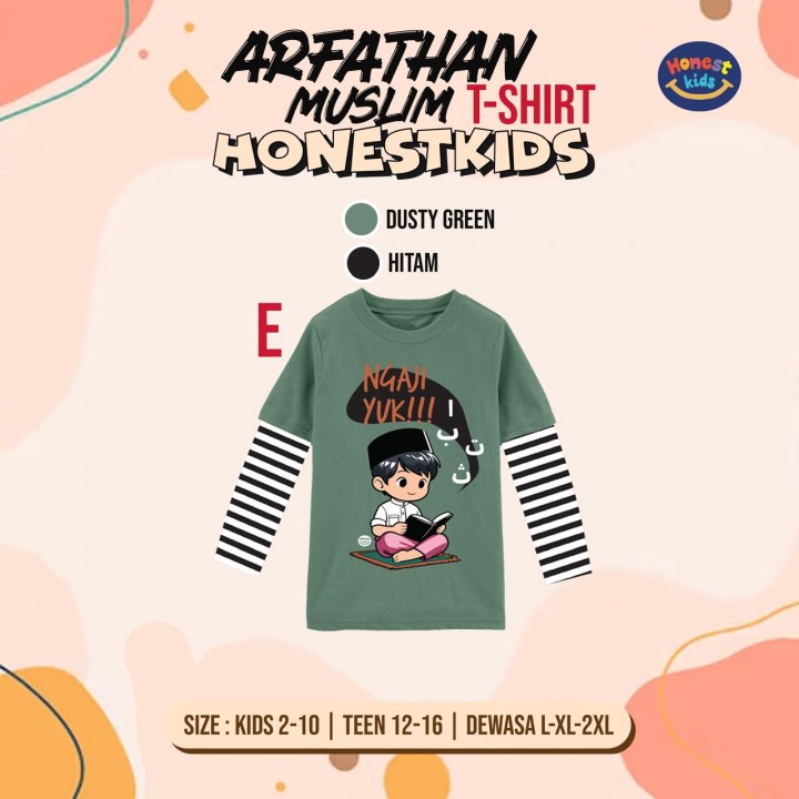 PO ARFATHAN MUSLIM T-SHIRT BY HONESTKIDS