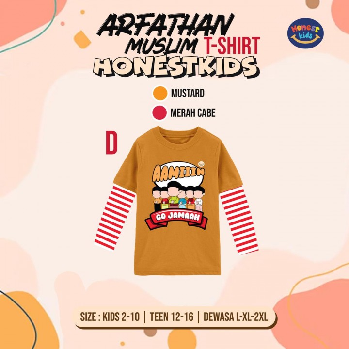 PO ARFATHAN MUSLIM T-SHIRT BY HONESTKIDS