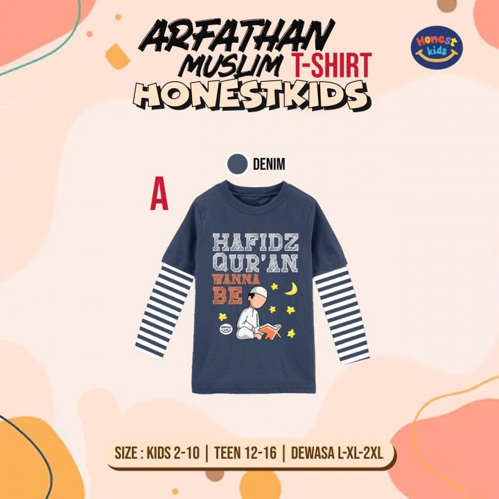 PO ARFATHAN MUSLIM T-SHIRT BY HONESTKIDS