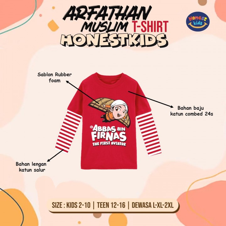 PO ARFATHAN MUSLIM T-SHIRT BY HONESTKIDS