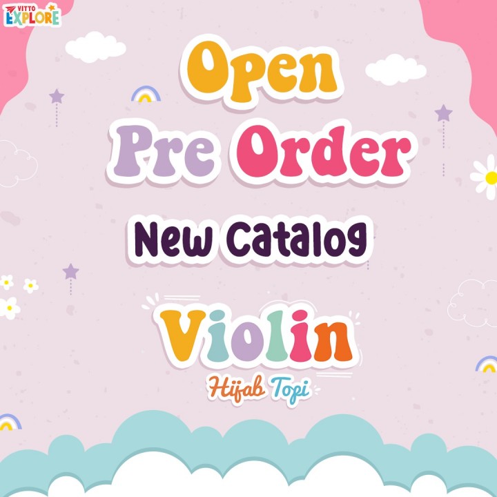 PO HIJAB TOPI VIOLIN BY VITTO EXPLORE