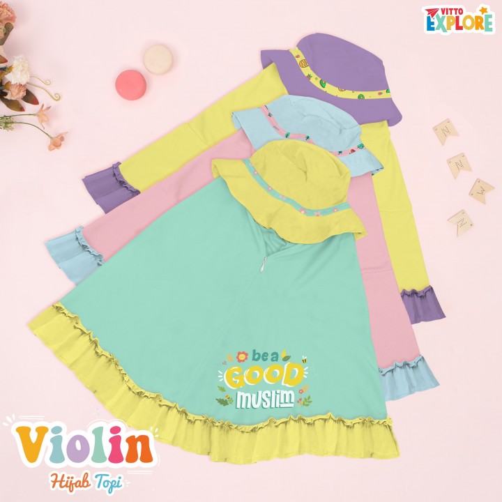 PO HIJAB TOPI VIOLIN BY VITTO EXPLORE