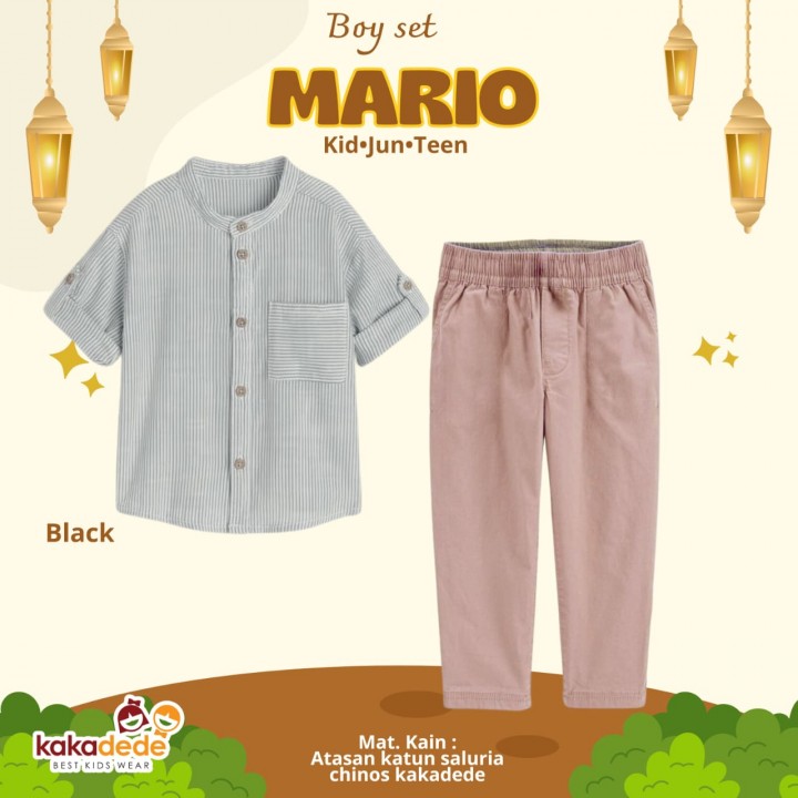 PO BOY SET MARIO (KIDS) BY KAKADEDE