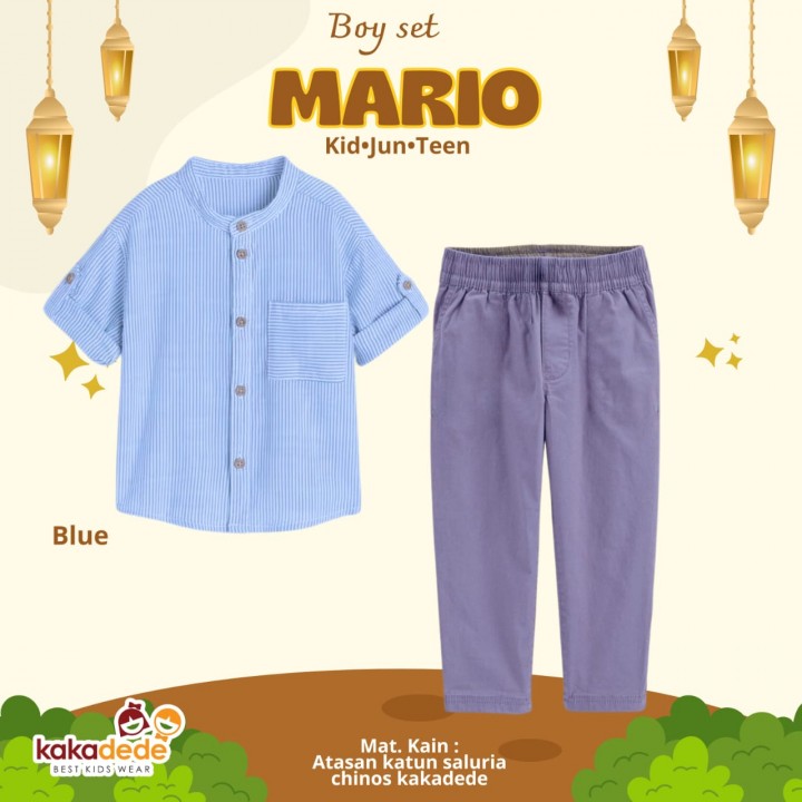 PO BOY SET MARIO (KIDS) BY KAKADEDE