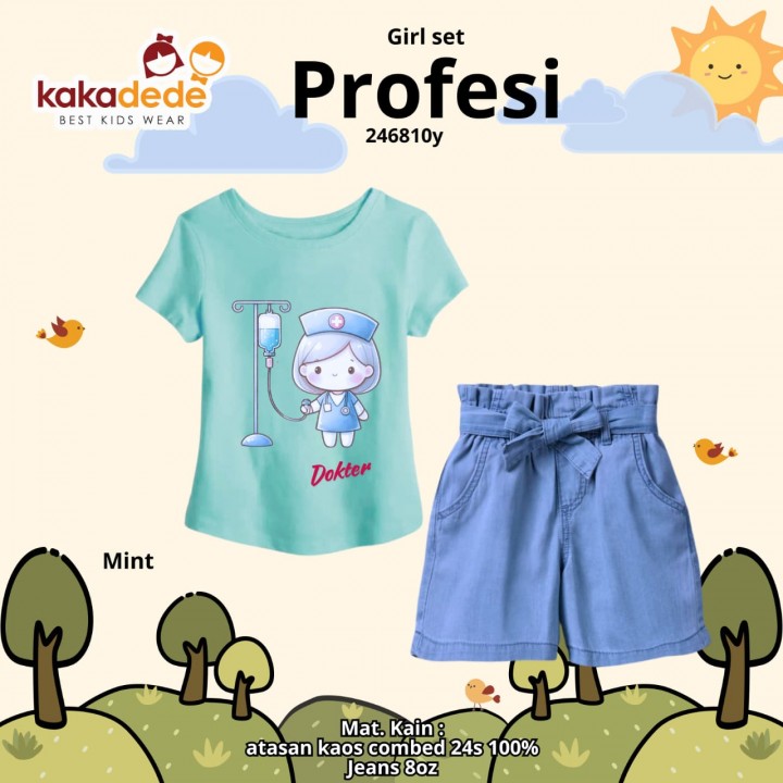 PO GIRL SET PROFESI BY KAKADEDE