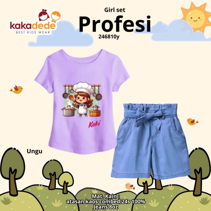 PO GIRL SET PROFESI BY KAKADEDE