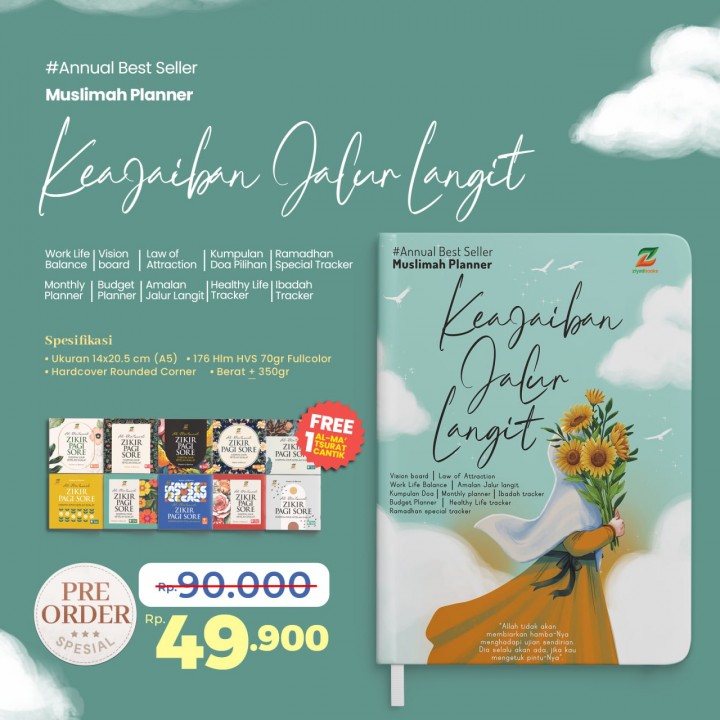 PO BUKU MUSLIMAH PLANNER TAHAP 3 BY AB STORE