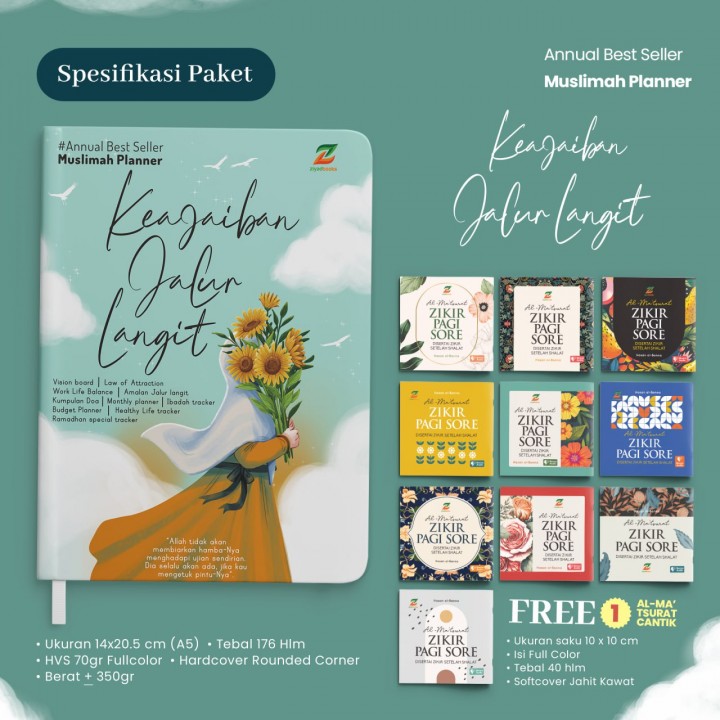 PO BUKU MUSLIMAH PLANNER TAHAP 3 BY AB STORE