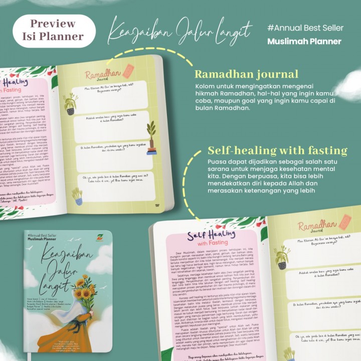 PO BUKU MUSLIMAH PLANNER TAHAP 3 BY AB STORE