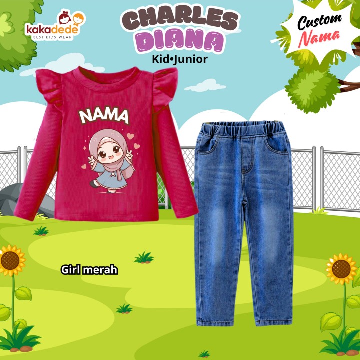 PO DIANA SET GIRL (KIDS)  BY KAKADEDE