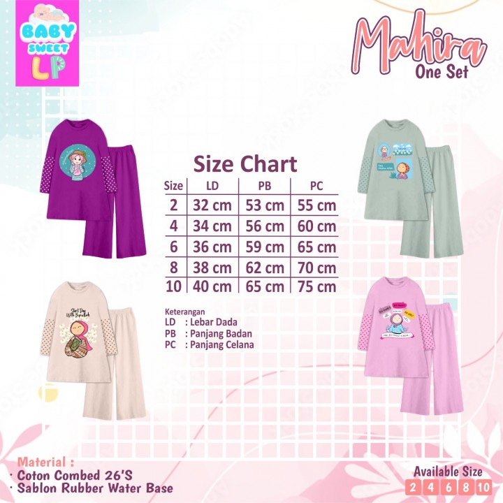 PO MAHIRA ONE SET BY BABY SWEET LP 