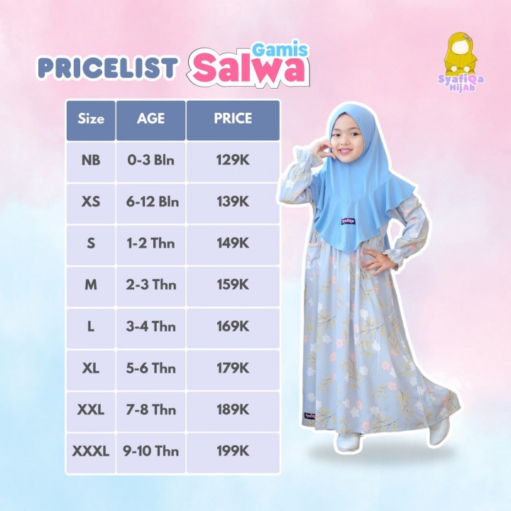 PO GAMIS SALWA BY SYAFIQA HIJAB