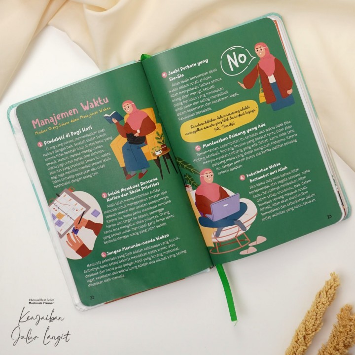 PO BUKU MUSLIMAH PLANNER TAHAP 3 BY AB STORE