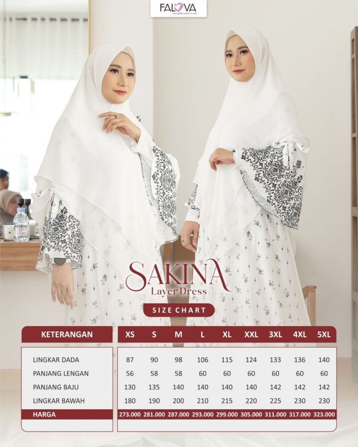 PO DRESS LAYER SAKINA BY FALOVA