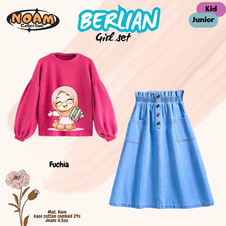 PO BERLIAN GIRL SET (KIDS) BY NOAM