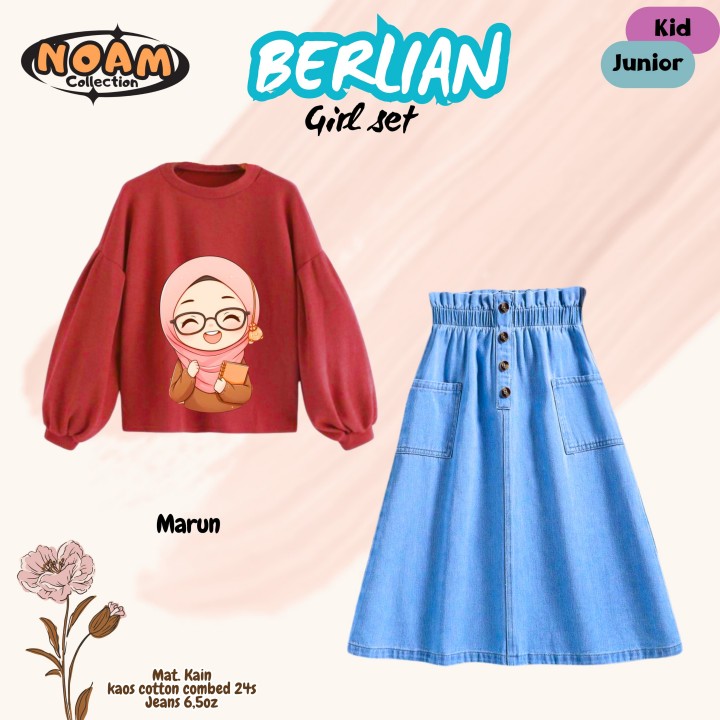 PO BERLIAN GIRL SET (KIDS) BY NOAM