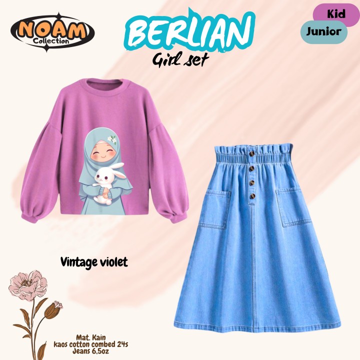 PO BERLIAN GIRL SET (KIDS) BY NOAM