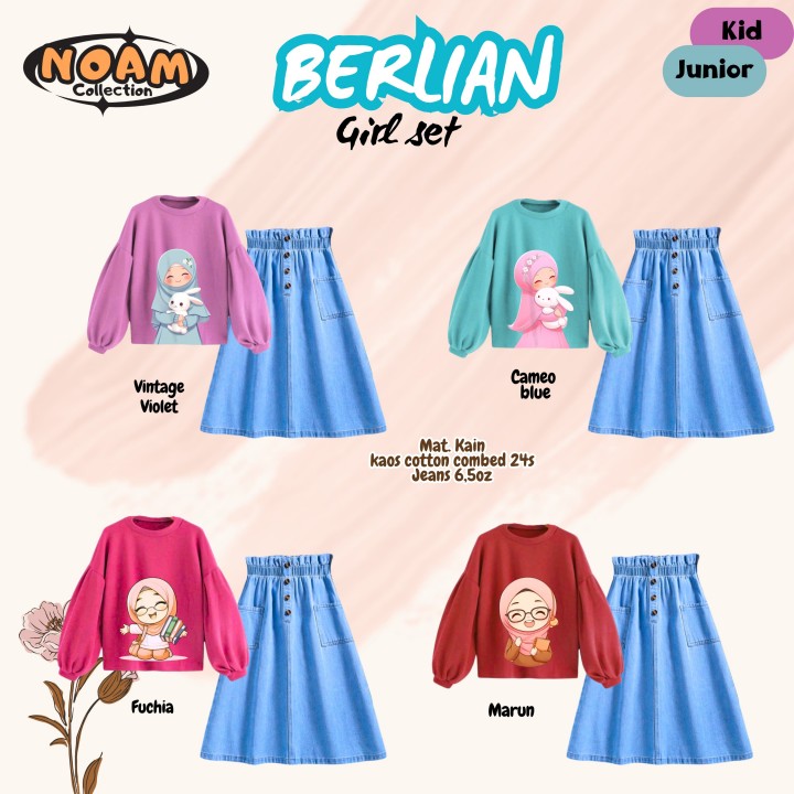 PO BERLIAN GIRL SET (KIDS) BY NOAM