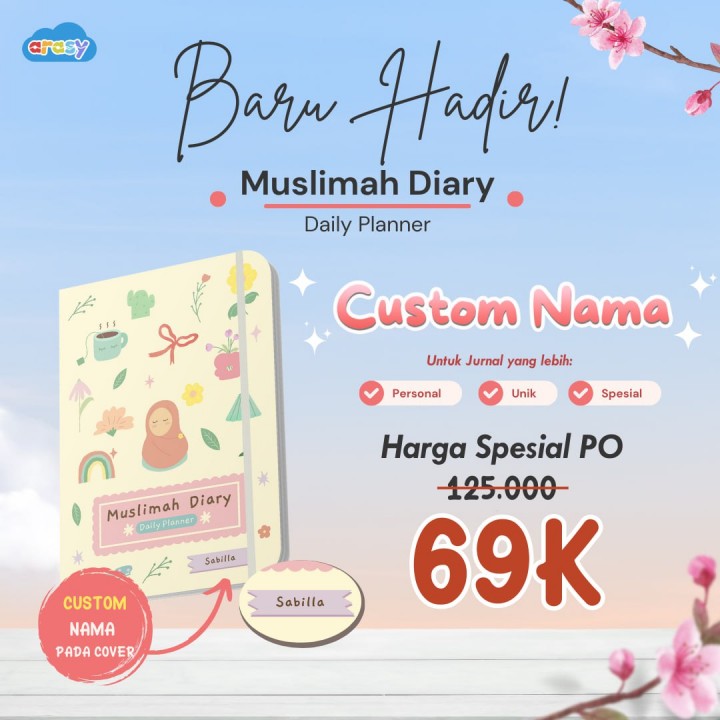 PO MUSLIMAH DIARY BY AB STORE